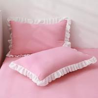 Funda De Cojín Princesa Europea Con Volante Decorativa De Algodón Cierre Invisible Para Adorno Del Hogar Y Dormitorio - details 1