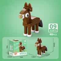 Bloques De Construcción De Animales Del Mundo Insecto Scorpion Mantis Hormiga Araña Pájaro Marino Regalo Para Niños Adornos De Escritorio Bloques Pequeños Compatible Con Lego ABS Sin Batería - details 13