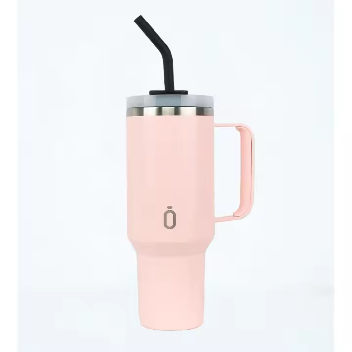Termo Runbott Latt 1100 Cotton Candy – Diseño Elegante | Pajita Integrada para mayor comodidad | Tapa Versátil para que disfrutes tus bebidas. Botella agua | Mantiene la temperatura 32h frío ❄️ y 24h caliente ♨️ | Sostenible, reutilizable y resistent - 1