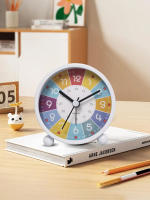 Reloj De Alarma Educativo Silencioso 3 Pulgadas Para Estudiantes Decoración De Dormitorio Y Escritorio Material Metálico - details 0