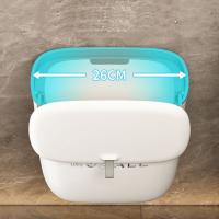Bandeja De Cocina Caliente 13L Baño Con Cierre Colgante De Pared Recipiente De Basura De Gran Capacidad Plástico Sin Químicos Peligrosos - details 5