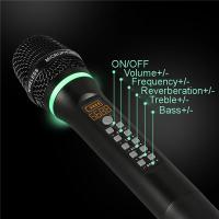 Micrófono Inalámbrico Profesional Bluetooth Para Karaoke Y Grabación De Estudio Micrófono De Mano Para Fiesta En Casa Coche Iglesia Presentación - details 1
