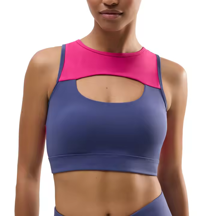 Ysabel Mora - Sujetador deportivo con detalles cut out sujeción media color block - 1