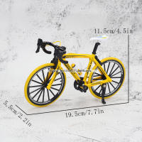 Mini Modelo De Bicicleta De Aleación 1:8 Con Estante De Estacionamiento Metal Diecast Regalo Para Niños Juguete De Simulación Azul Bicicleta De Montaña Para Niños Y Adolescentes - details 0