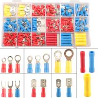 Kit De Conectores De Cable 300pcs 18 Tipos Incluyendo Anillos Spade Fork Butt 6.3mm Macho Y Hembra Para Electricidad Y Reparación De Electrónica - details 5