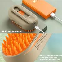 Cepillo De Baño Para Perros Y Gatos Con Spray Anti-Deslizamiento Cepillo De Pelaje Para Mascotas Eliminador De Pelo Plástico - details 5