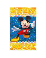 Toalla Playa Piscina infantil Disney Mickey Mouse naranja Oficial 70x140cm de microfibra para niños - details 0