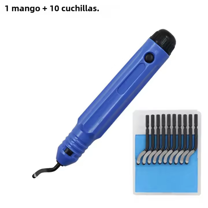 Kit De Herramientas Manuales Para Desburrar Metal Router Bit Rotativo Desburras Dientes De Sierra Precision Para Madera Plástico Aluminio Cobre Acero - 1
