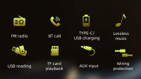 BQCC 1Din MP3 Autoradio Bluetooth FM USB TF AUX Entrada Estéreo Protección Del Poder Recarga De Teléfono Multimedia Para Coche - details 2
