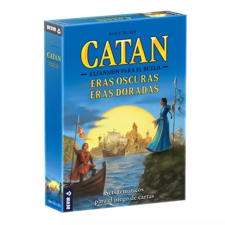 CATAN DUELO: ERAS OSCURAS, ERAS DORADAS. Producto innovador y de gran calidad, diseñado para brindar una experiencia única. Perfecto para regalar o disfrutar personalmente. - 1