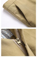 Shorts De Algodón 100% Para Hombre De Longitud Media Marca Clásica Ropa Cómoda Shorts De Playa Pantalones Cortos Rectos Cierre De Cremallera - details 16
