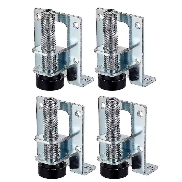 Niveladores de muebles ajustables de 4 piezas, pies niveladores de alta resistencia, pies niveladores de muebles, pies ajustables para muebles - 1