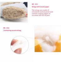 Juguete De Perro Duradero Y Masticadero Con Diseño Realista De Pato Verde De Peluche Juguete Squeaky Interactivo Para Puppies - details 5