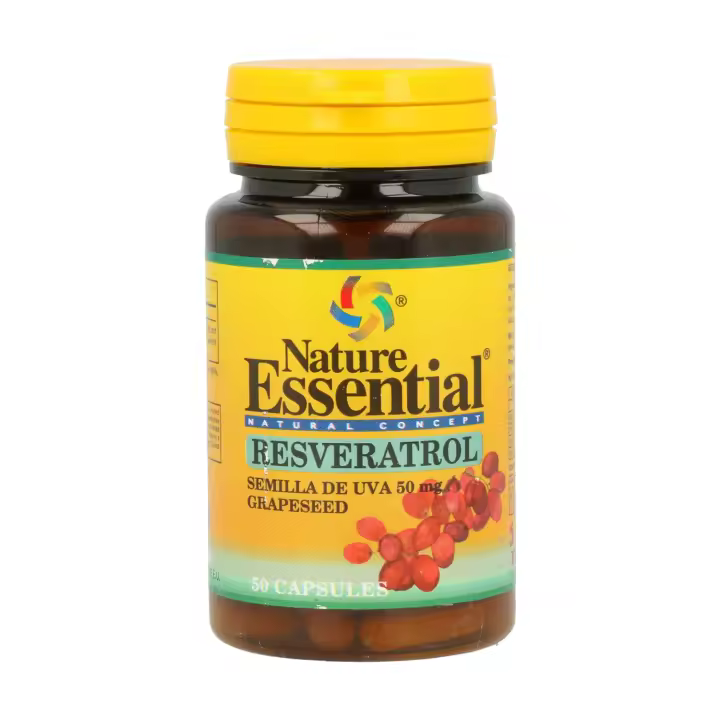 Resveratrol (Semilla de Uva) 50 cápsulas de 50mg  Nature Essential - 1