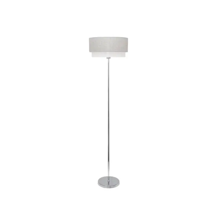 Fabrilamp - Pie Salon Kenya 1xe27 Gris/blanco 170x40x40 Cm - 1