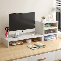 Soporte Ergonómico Para Monitor Y Teclado Organizador De Escritorio Con Almacenamiento Plástico Blanco Y Negro 12 Pulgadas - details 16