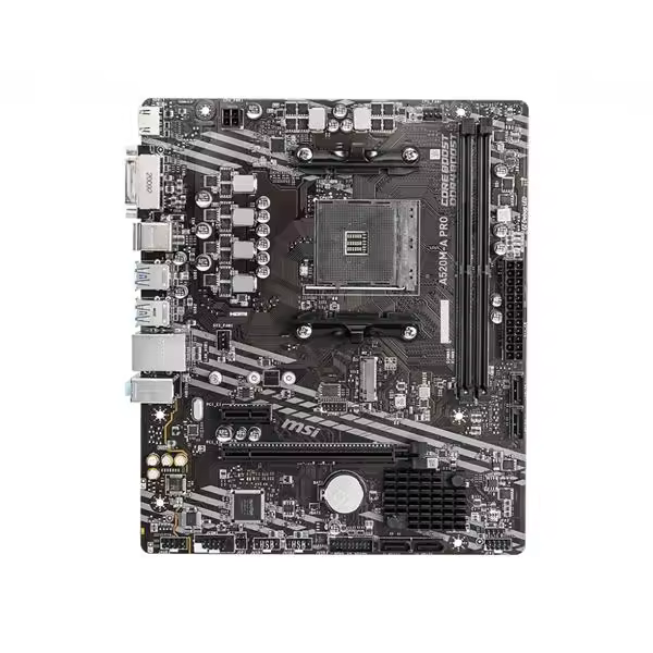 PLACA AMD RYZEN MSI A520M-A PRO AM4 DDR4 PCX MATX HDMI DVI - 1