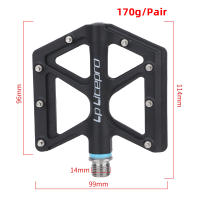 Pedal De Bicicleta Litepro De Aluminio Titanio Con Eje De Nylon Antideslizante Ultraligero Para Ciclismo De Carretera Y Mountain Bikes - details 1