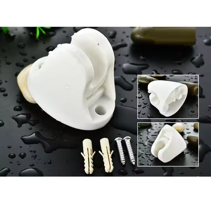 Soporte Ajustable Para Cabeza De Ducha De 45 Grados Dorado Soporte De Pared Para Ducha Mano Algodón ABS Para Baño Doméstico - 1