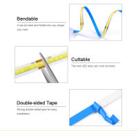 Lámpara De Noche Flexible COB LED Con 2 Sensores Móviles De Detección De Movimiento PIR Para Decoración De Dormitorio Regalos De Navidad - details 3