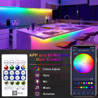 Luces De Neón RGB 5V Tira Flexible Impermeable De 1M 2M 3M 5M Con Control Remoto Bluetooth Para Decoración De Hogar - details 1