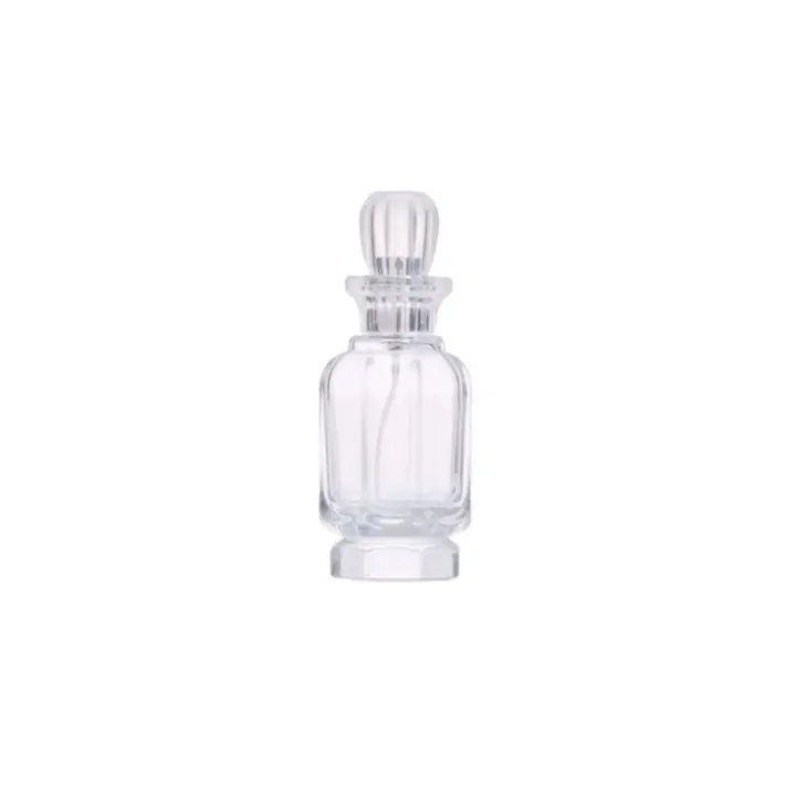 Botella De Perfume De Vidrio Cristal Transparente Vintage 50ml 100ml Recargable Portátil Para Viajes Para Mujeres Atomizador De Spraying - 1