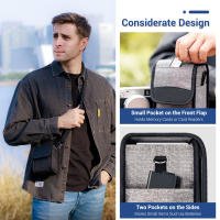 Estuche Para Cámara Sin Espejo JJC Para Sony A6700 A6600 A6500 A6400 A6300 A6100 A6000 ZV1F ZV-E10 Ricoh GR3 HDF GR IIIx GRIII - Bolsa De Viaje Ajustable Y Resistente Al Agua - details 4