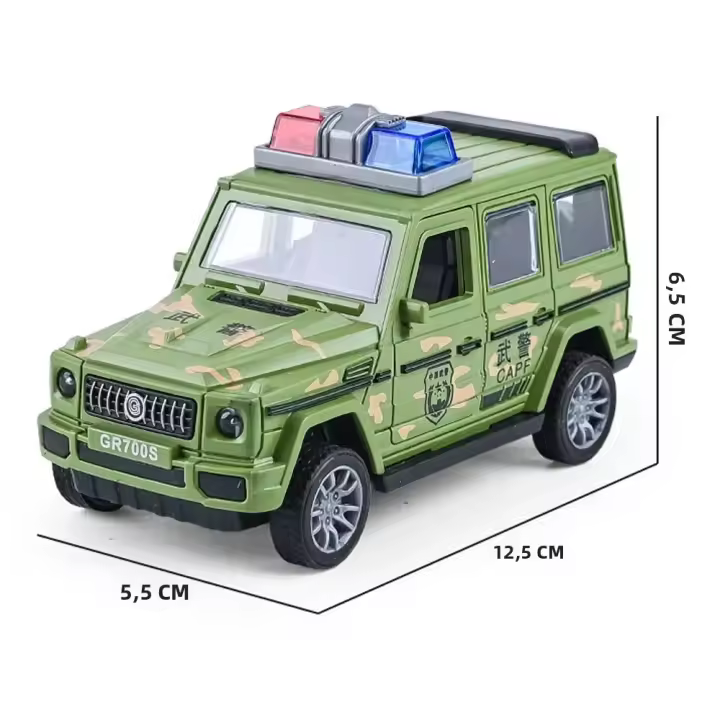 Coche De Juguete Miniatura Simulación De Escena De Lucha Contra Incendios Con Retroceso Para Niños Vehículo Policial Y Ambulancia De Mano Regalo Para Niños Hombres - 1