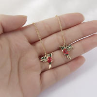 Pendientes Colgantes De Mariposa Azul Para Mujer Joyería Vintage Aesthetic Elegante Y Moderna Forma De Animal Hummingbird - details 6