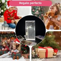Lámpara Nocturna De Escena De Nieve Hecha a Mano Regalo De Navidad DIY Luces De Noche Para Decoración De Callejones Para Niños - details 7