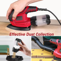 Compacta Lijadora Eléctrica 1.6A 200W 14000 OPM Con Sistema De Recolección De Polvo Eficiente Y 2 Pads De Pulido Y 20 Papeleras Para Espacios DIY - details 3