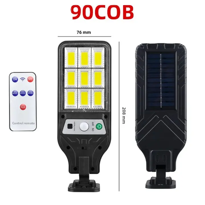 Luces Solares Para Exterior 350000LM Con Sensor De Movimiento 3 Modos Impermeables Iluminación De Seguridad Para Patio Jardín Puerta Calle - 1