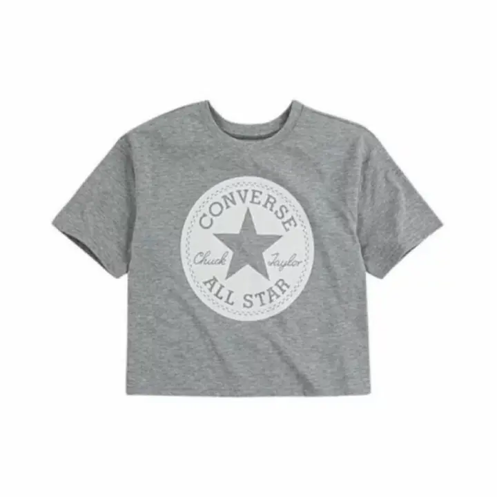 Camiseta CONVERSE SIG CHUCK PATCH BOXY TEE 469787 042 Gris - 1