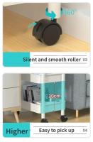 Carrito De Cocina Multifuncional Con Ruedas Organizador De Almacenamiento Para El Hogar Estante Móvil Accesorio Doméstico - details 10