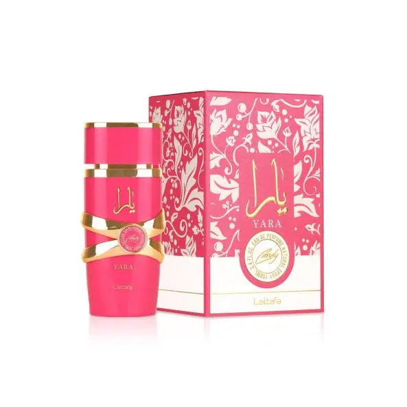 Perfume Árabe 100% Original: Yara Candy de Lattafa EDP 100 ml – Un Viaje Sensorial de Dulzura, Lujo y Sofisticación Oriental - 1