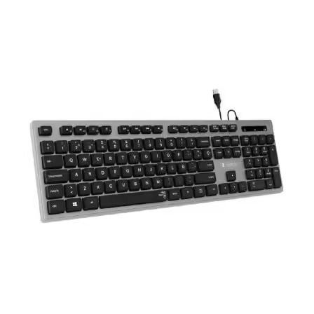Teclado Subblim Wired Ergo Keys Silent Flat HQ/ Gris - 1