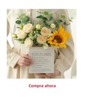 Plantas Artificiales Silken Begonia Para Bodas Decoración De Hogar Y Navidad Regalo DIY De Flores Silken En Vaso Para Ventanas Y Paredes - details 1