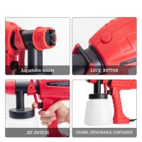 1000ML Electric Spray Gun Portable Plug-in Model with Brush High PressurePaint Sprayer Auto Furniture Steel Coating Airbrush Compatible - details 3