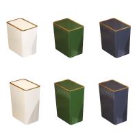 Cesta De Papel Para Cocina Con Tapa De Presión Contenedor De Basura Delgada Y Estrecha Para Estudio Garage Sunroom - details 0