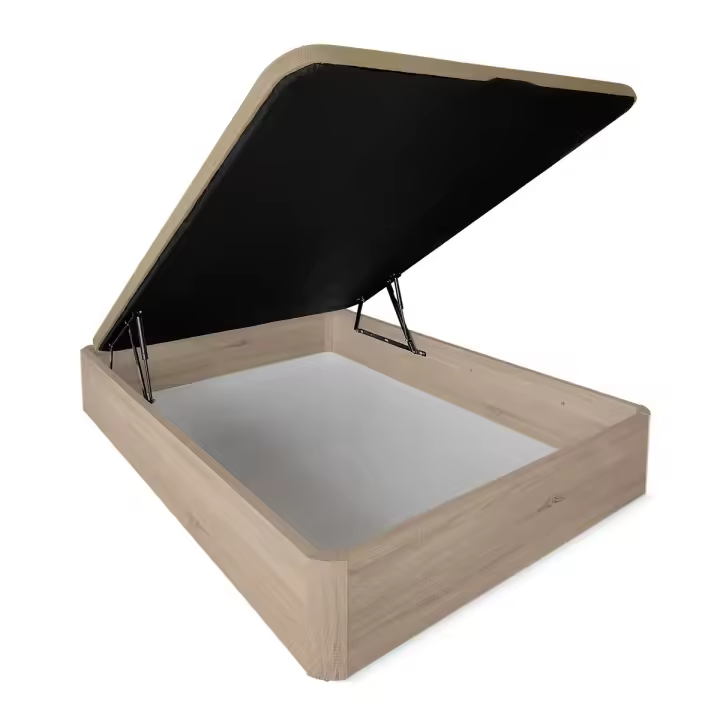 Canapé abatible madera 4 patas con tapa 3D con uñero capacidad interior 27,5cm - 1