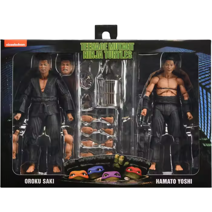 TEENAGE MUTANT NINJA TURULES FIGURAS SHADOW WARRIORS OROKU SAKI VS HAMATO YOSHI - 1