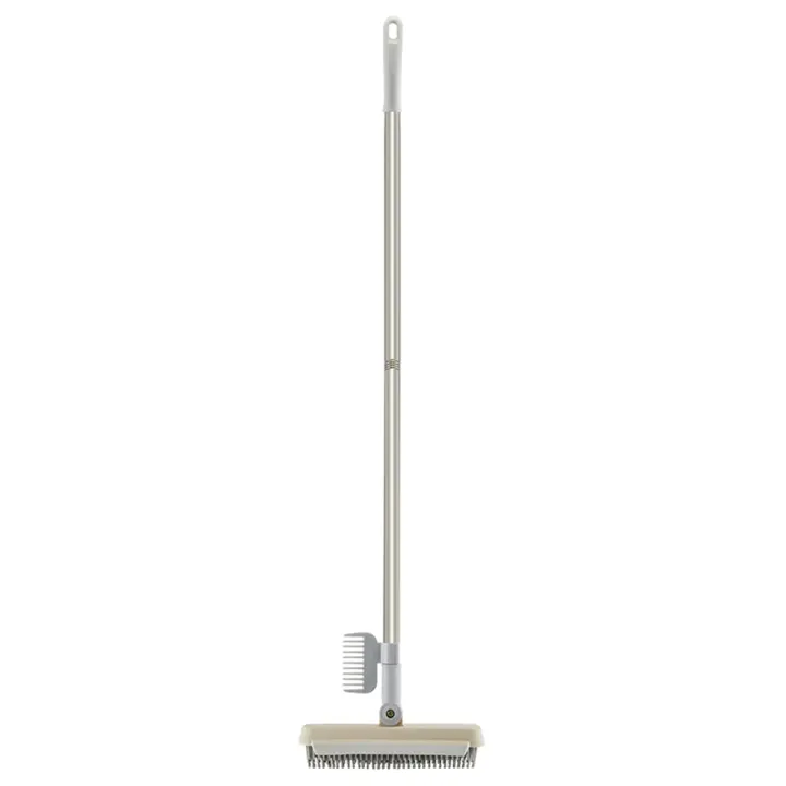 Cepillo mejorado para limpieza de suelos de baño y hogar (caqui) - 1