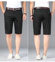 Nuevos Shorts Casuales Para Hombre 2024 5 Colores Verdes Beige Negro Azul Marino Estilo Recto Elásticos Moda Verano - details 11
