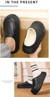 Zapatillas De Hombre Para Invierno Calientes Impermeables Casuales Para Interior Y Exterior Wool Lining EVA Upper Y Outsole - details 3