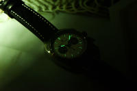 Reloj De Pulsera De Cuarzo PAGANI DESIGN Para Hombre Dial De Oso Deportivo Retro Acero Inoxidable Cronógrafo Resistente Al Agua Con Manecillas Luminosas Corona Ajustable Cristal De Zafiro - details 3