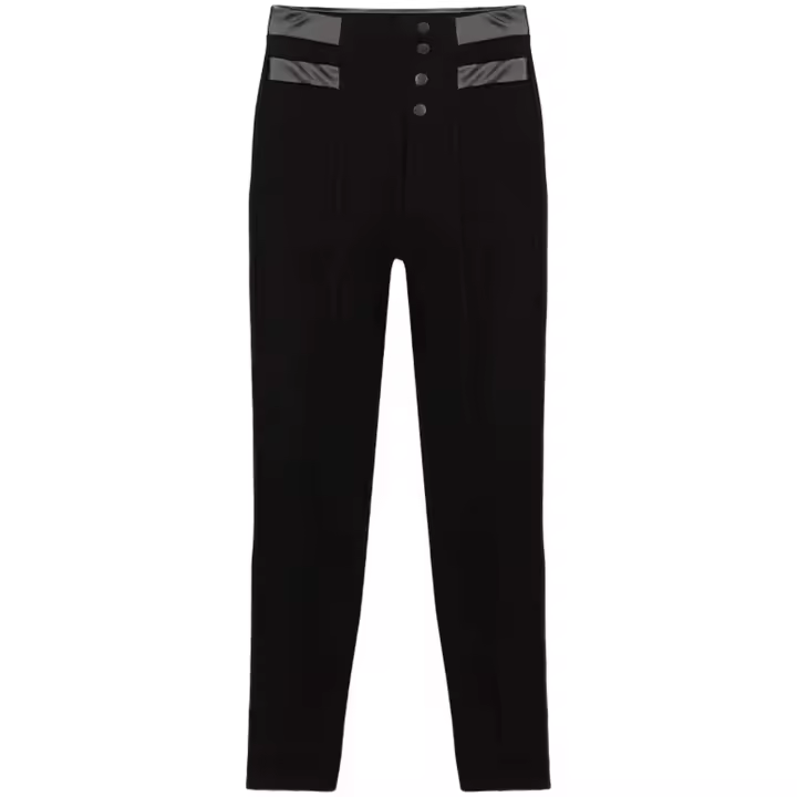 Pantalon Largo Tiffosi  para mujer en color negro - 1