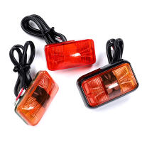 Luz Trasera De Camión Impermeable 12V/24V 2LED Amarilla Y Roja Para Coche Lorry Trailer Luz Lateral Externa De Marcador - details 3