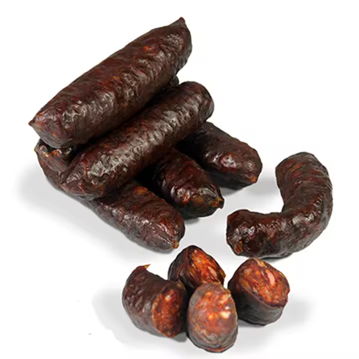 Chorizo puro de vaca curado. 2 Pack de 4 piezas. - 1