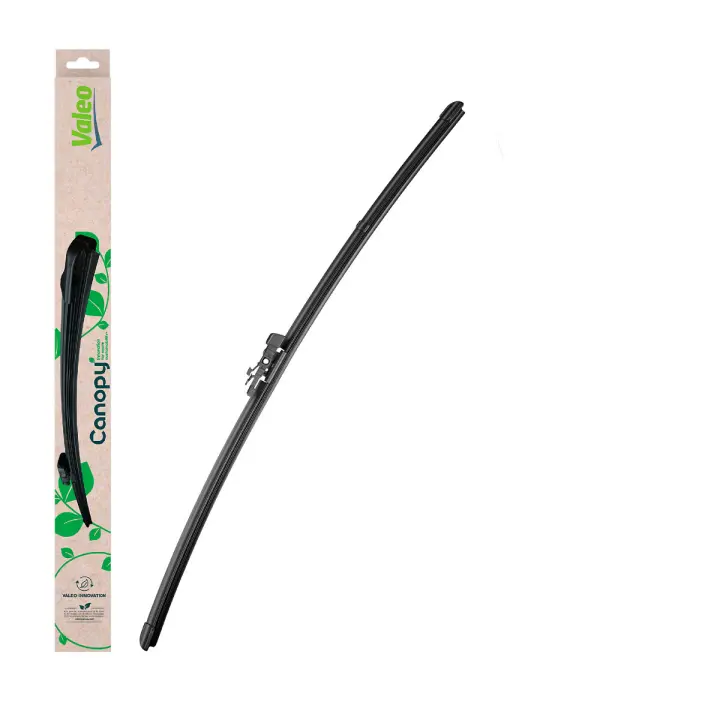 Valeo Canopy - CAN85 - Escobilla Limpiaparabrisas Plana Hecha Con Materiales Naturales Y Reciclados De Longitud: 650mm (Paquete x1) - Limpiaparabrisas Frontal - 1