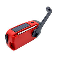 Radio De Emergencia Recargable 2000 mAh Con Luces LED Y Carga USB Solar Radio FM/AM Portátil Para Exteriores Y Viajes - details 14